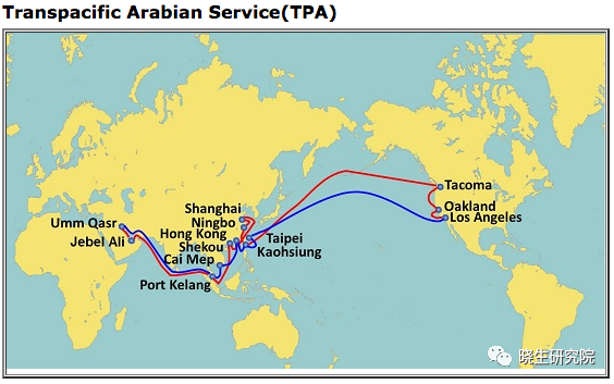 長(zhǎng)榮海運(yùn)航線圖